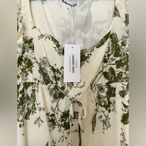 Reformation Leni Dress Sage Brush Size S